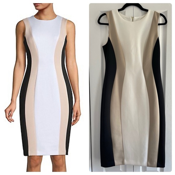 Calvin Klein Dresses & Skirts - Calvin klein Scuba  Bodycon Dress